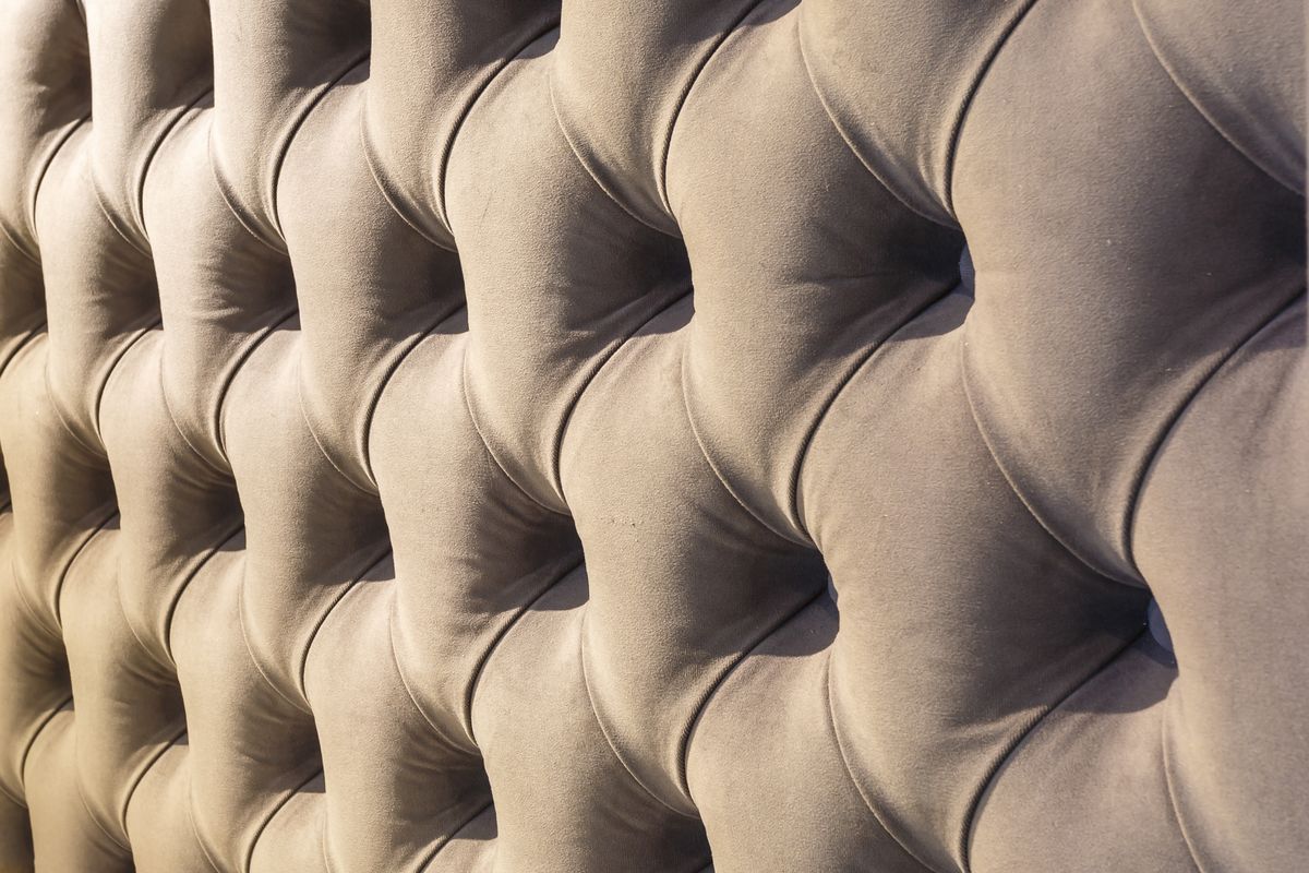 Cabecero de cama tapizado